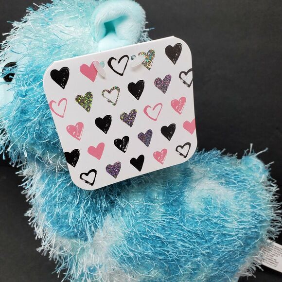 Kellytoy Valentine's Day Eyelash Llama Plush Stuffed Animal 12" Blue White XOXO - Picture 7 of 7